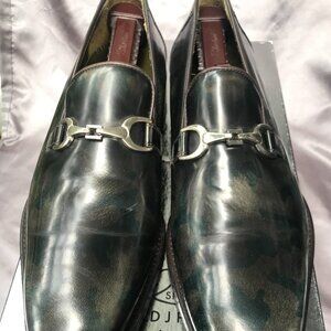 DONALD J PLINER CAFFAR CAMOUFLAGE POLISHED CALF , 9M, MEN'S